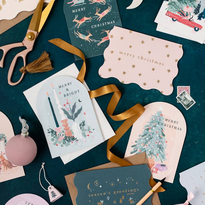 Sister Paper Co. - Vendita all'ingrosso Biglietti di auguri di Natale - Candele | Cartoline di Natale | Biglietti di auguri | Biglietti stagionali5