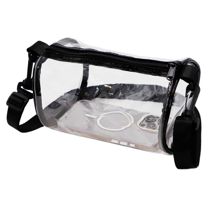 Cap Zone - Vente Sac à bandoulière – femme - Sac à bandoulière en PVC transparent2