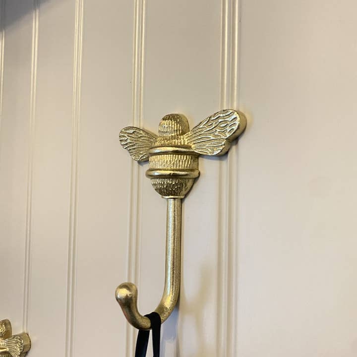 Brass bee - Wholesale Wall Hook - Brass bee Coat Hook - Brass Finish
