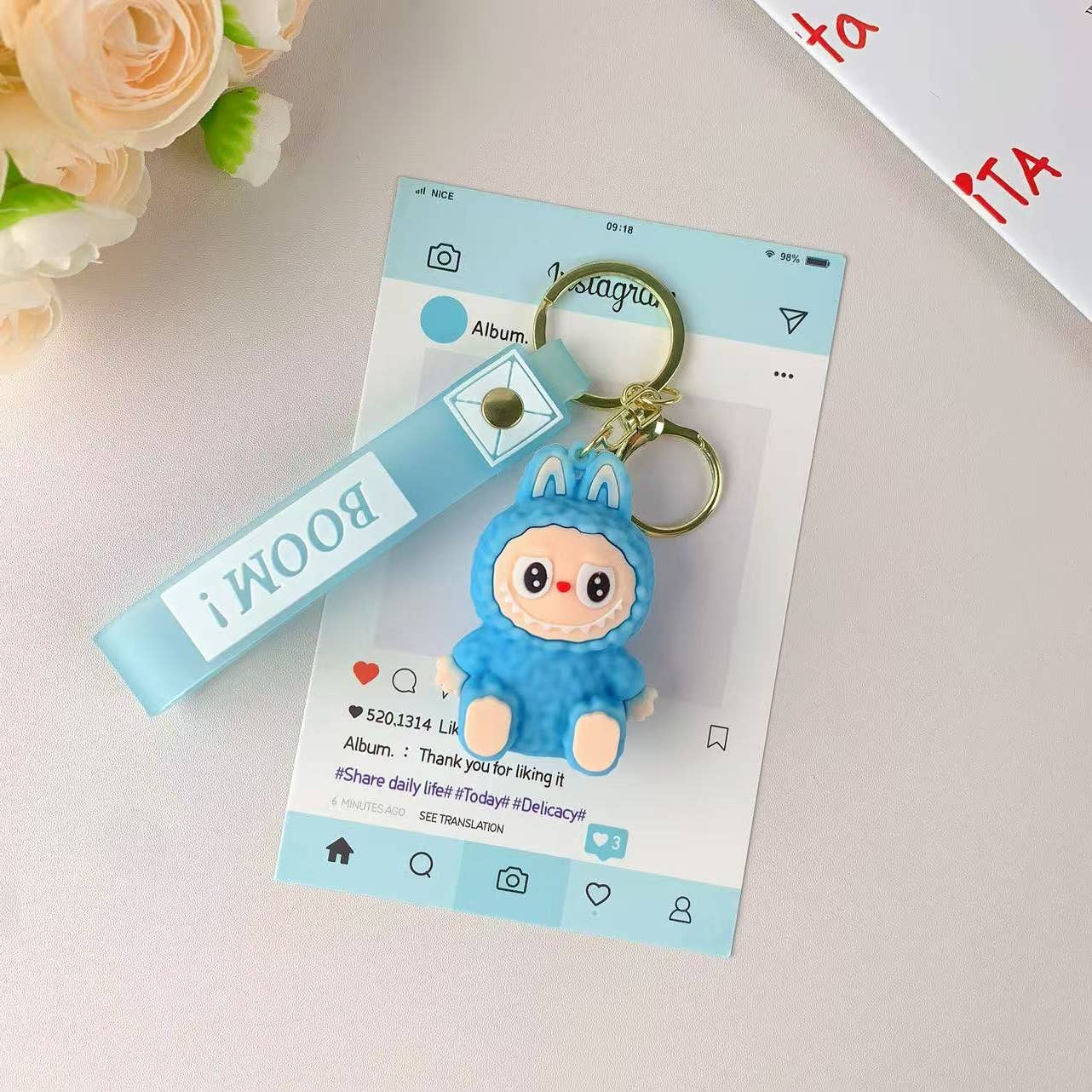 Lilyrosy（Duty free) - Wholesale Sleutelhanger - Dames - Hot-selling schattige pop sleutelhanger voor meisjes – Tasbedel9