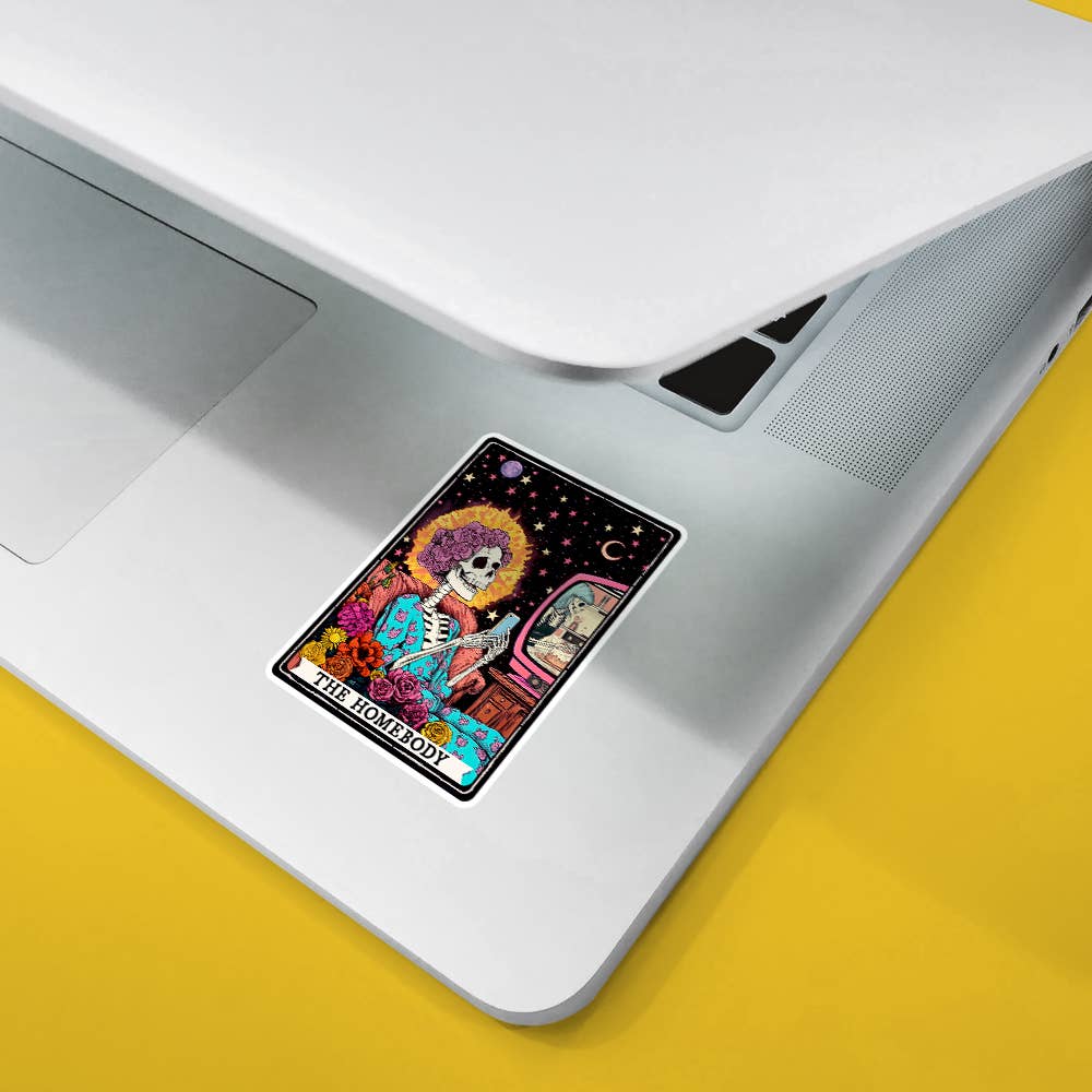 Loftipop - Wholesale Sticker - The Homebody Tarot Sticker,  Antisocial Introvert Gifts2