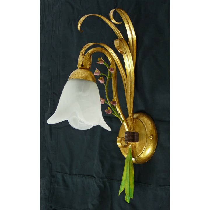 Applique lampada da parete classico in oro antico art.F06 per la vendita all'ingrosso da parte di Due Quality