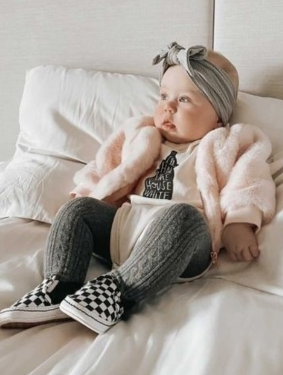 Default baby graphic organic bodysuit | house white for wholesale on Faire5