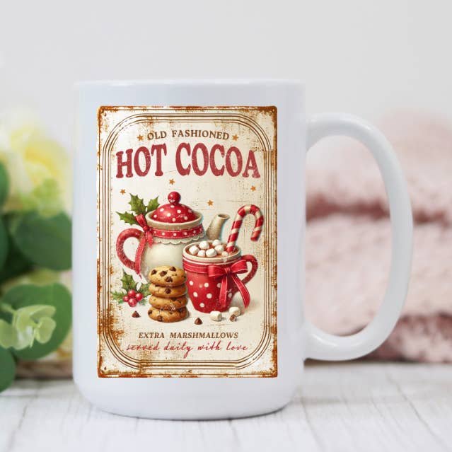 Hot Cocoa Vintage Christmas 15oz Coffee Mug and other Purchase Wholesale hot cocoa mug. Free Returns & Net 60 Terms on Faire trending on Faire.