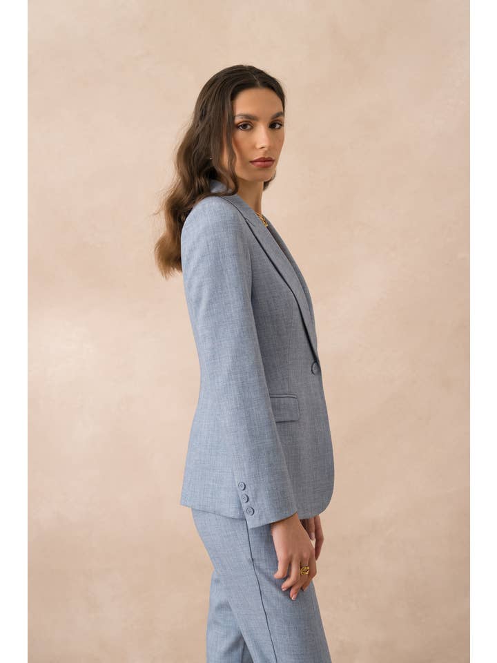 Attentif Paris – wholesale Kostymjacka – Dam – Heather figursydd kavaj för dam41