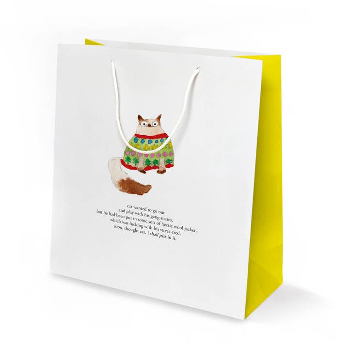 Saco Presente Pis Cat por atacado de Redback Cards UK