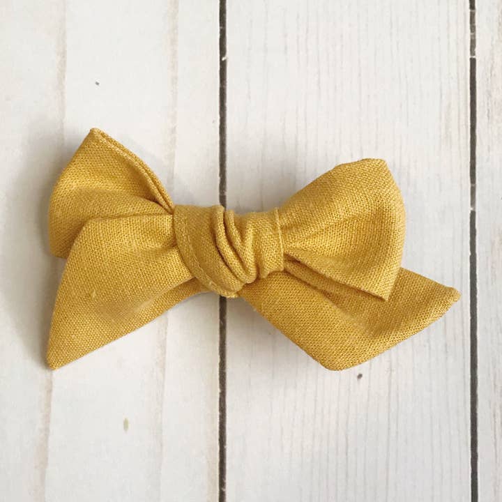 Lazo de pelo de lino para venta al por mayor de Honey Bee Babies Co