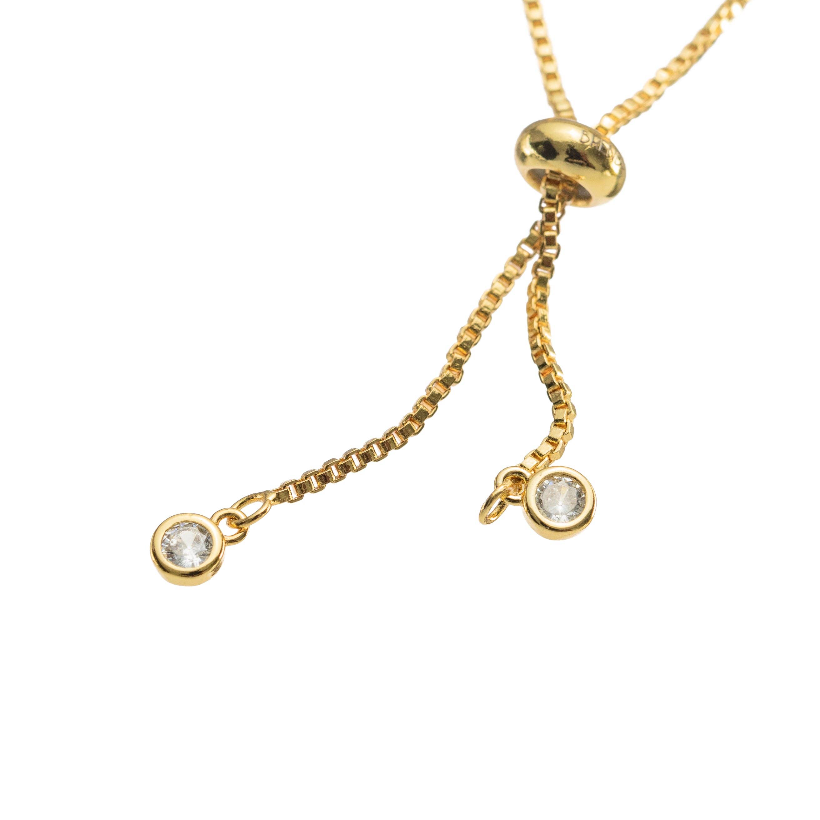 Brenda Grands Jewelry - Wholesale Tennis Bracelet - 18K Gold Pull Tie Tennis Bracelet4