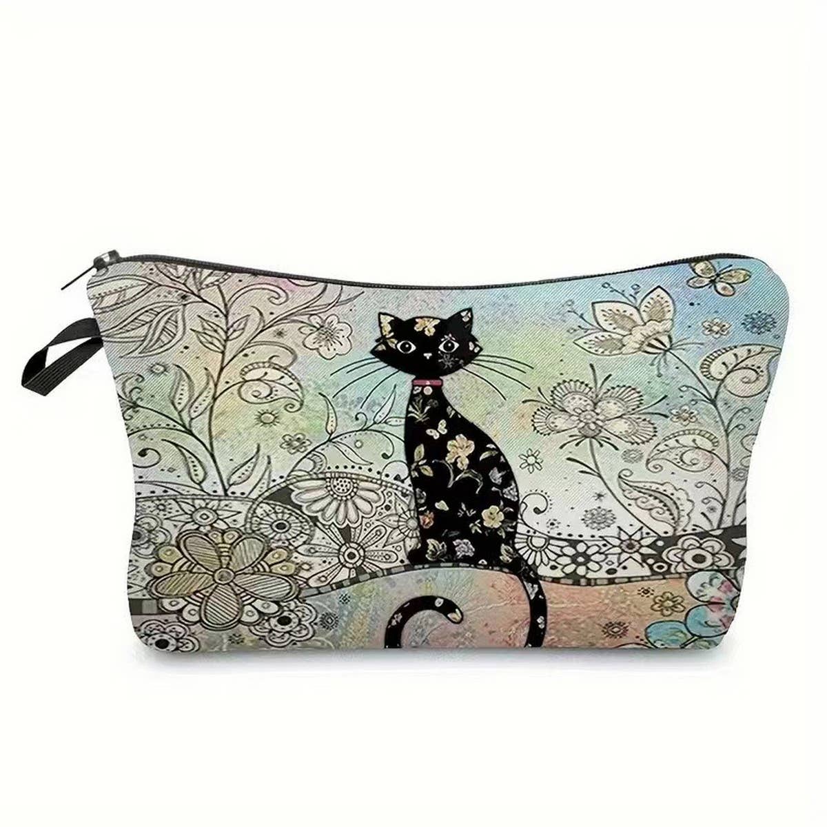 ACCITY - Wholesale Makeup/Cosmetic Bag - RETRO CAT CREATIVE COSMETIC BAG_CWAB22676