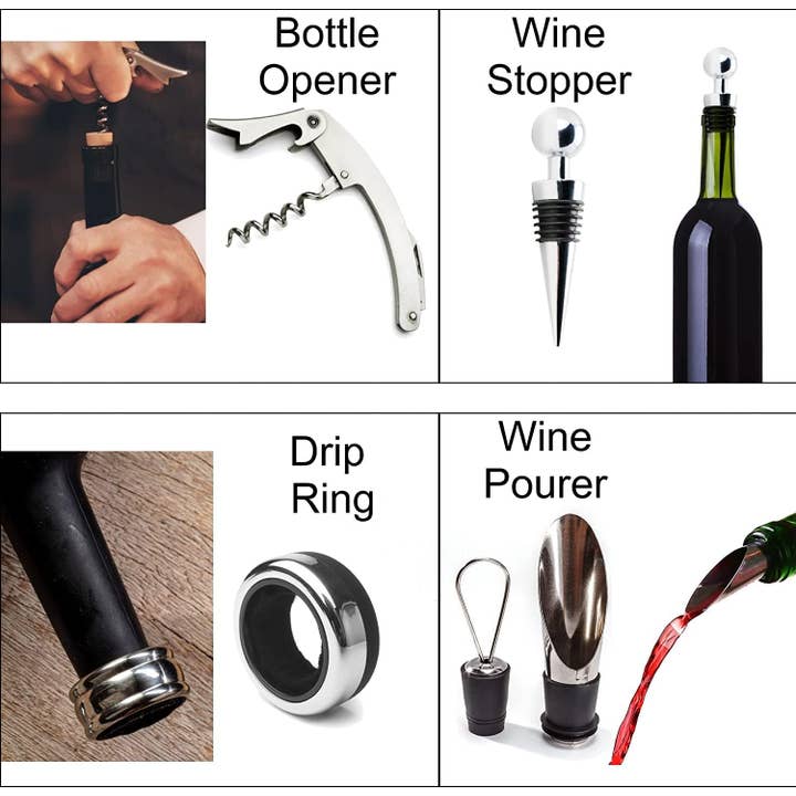 Bezrat - Wholesale Wine Glass - Stemless Wine Glasses Gift Set