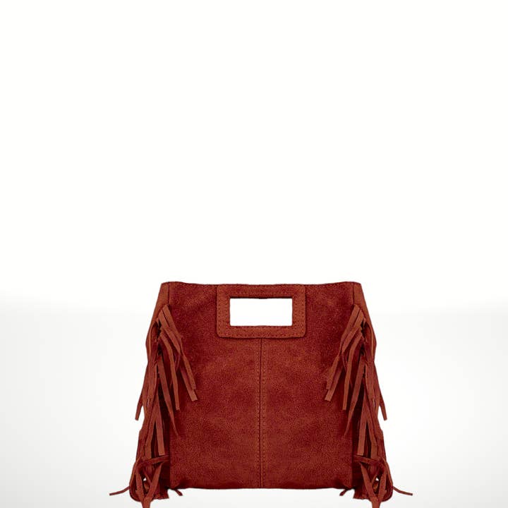 ITALIAN'S LEATHER - Wholesale Shoulder Bag - Women's - Suede Leather Handbag Venas 24371015