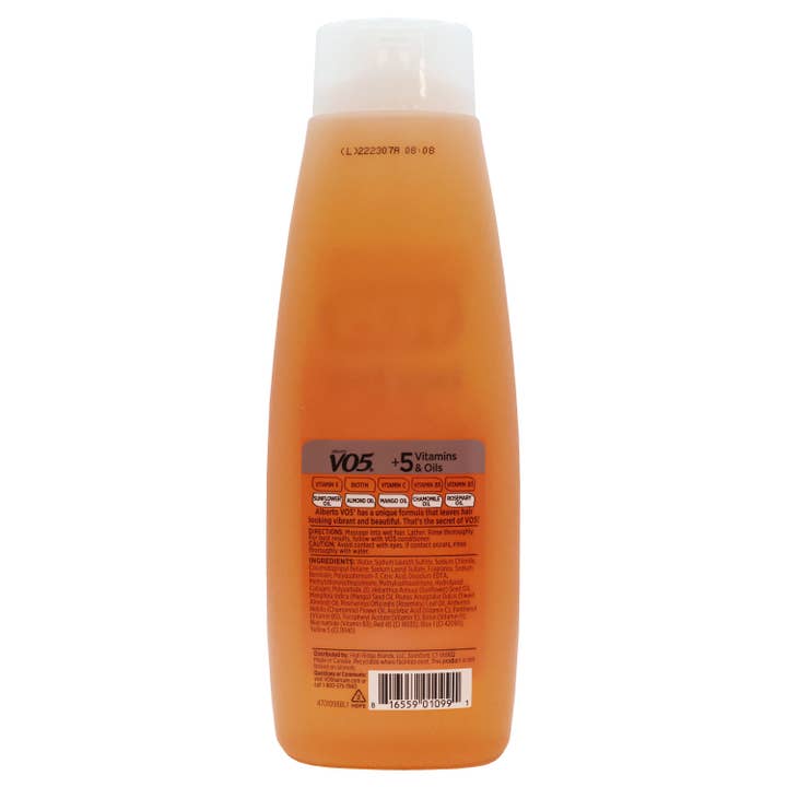 KT Supply – Engroshandel Hårshampoo – VO5 Ekstra kropshårshampoo, 15 Oz.