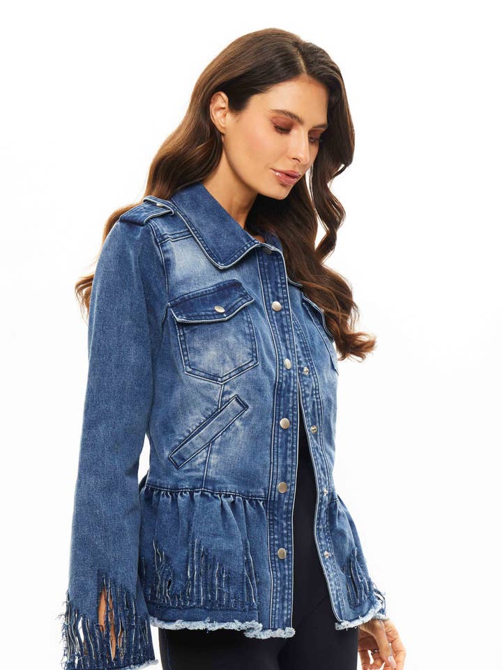HP-2 - Veste en jean Blue Love pour la vente par Adore