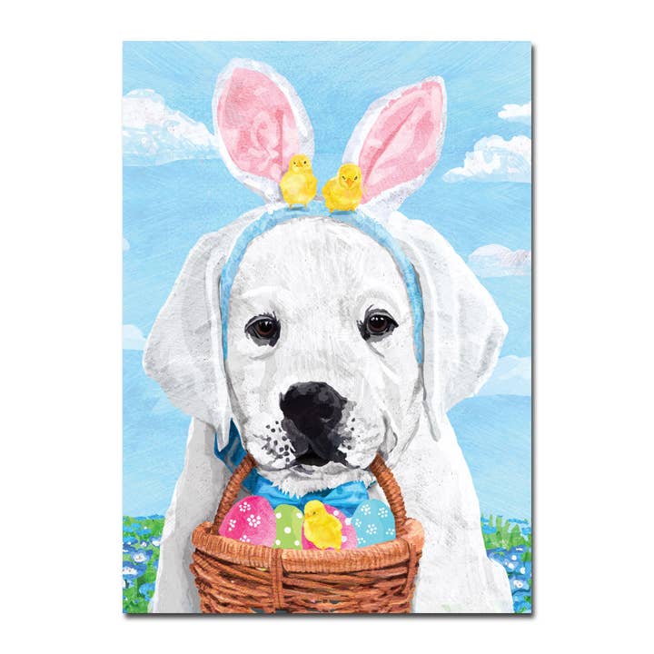 Easter Pup Easter Card for wholesale by Allport Editions