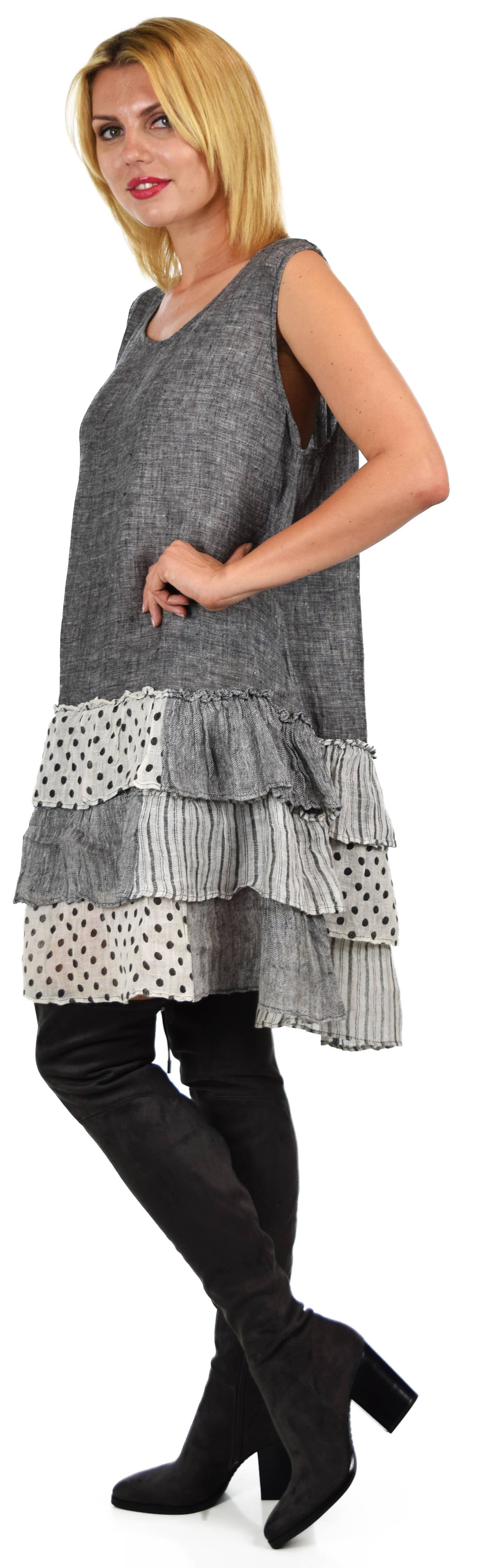 LINEN AND GAUZE - Wholesale Dress - Women's - 3214 2 PC. DRESS & JACKET SET5