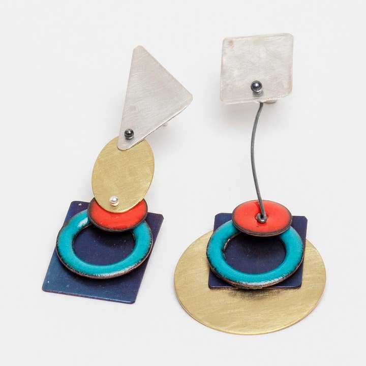 Pendientes articulados 9 para venta al por mayor de ELZA PEREIRA