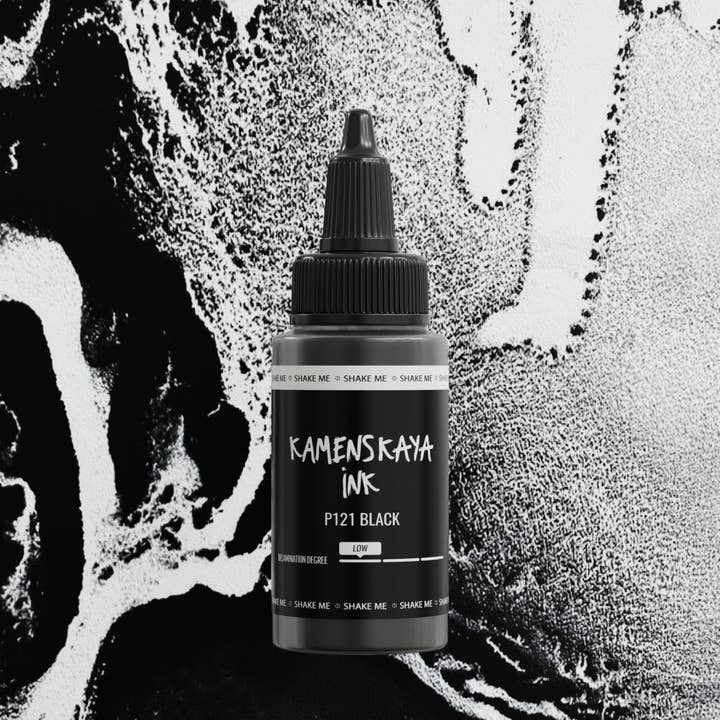 Delaminating Alcohol Ink P-121 'Black' for wholesale by KAMENSKAYA