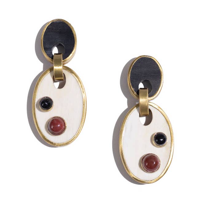 Adelle Earrings in Clay for wholesale by Faire Collection