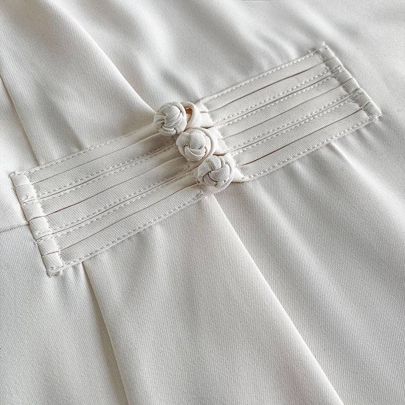 Marayn - Vente Robe – femme - 2025 NOUVELLE Robe Noeud Élégante Moderne Chic Touche Chinoise86