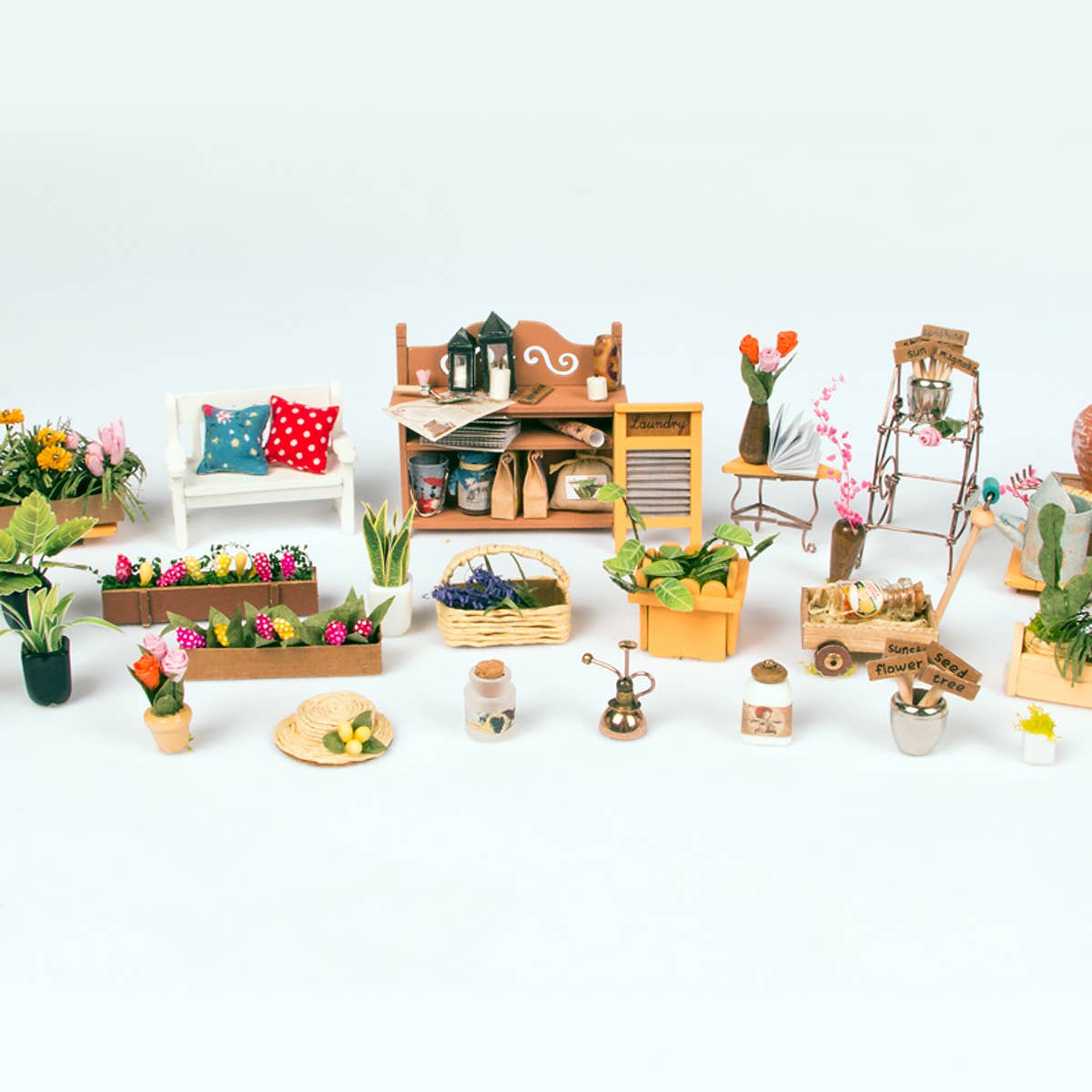 Hands Craft - Wholesale DIY Craft Kit - DIY Miniature House Kit: Miller's Garden5