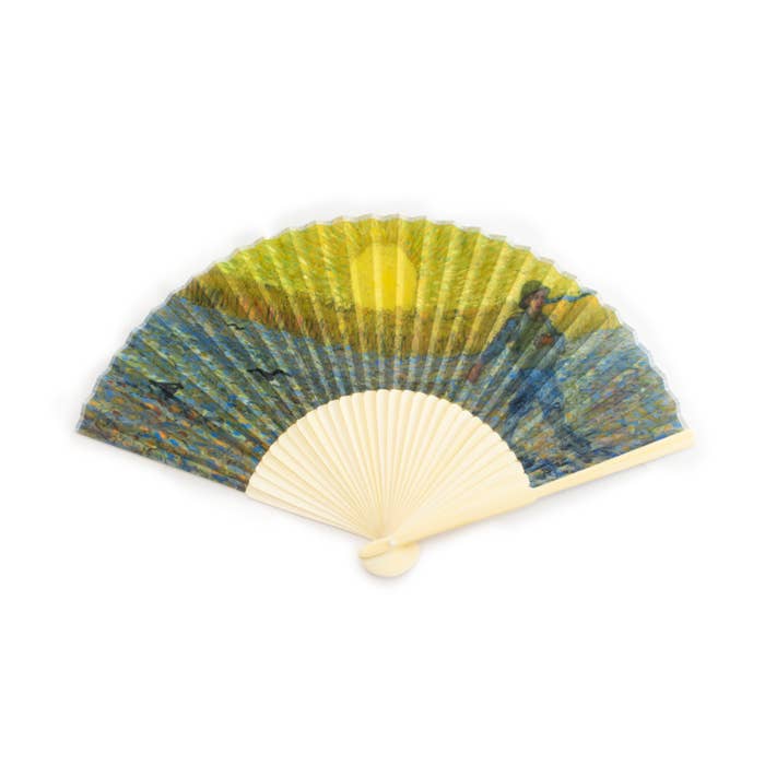 MUSEUM WEBSHOP - Wholesale Handheld Folding Fan - Hand Fan, Bamboo, The sower, Van Gogh
