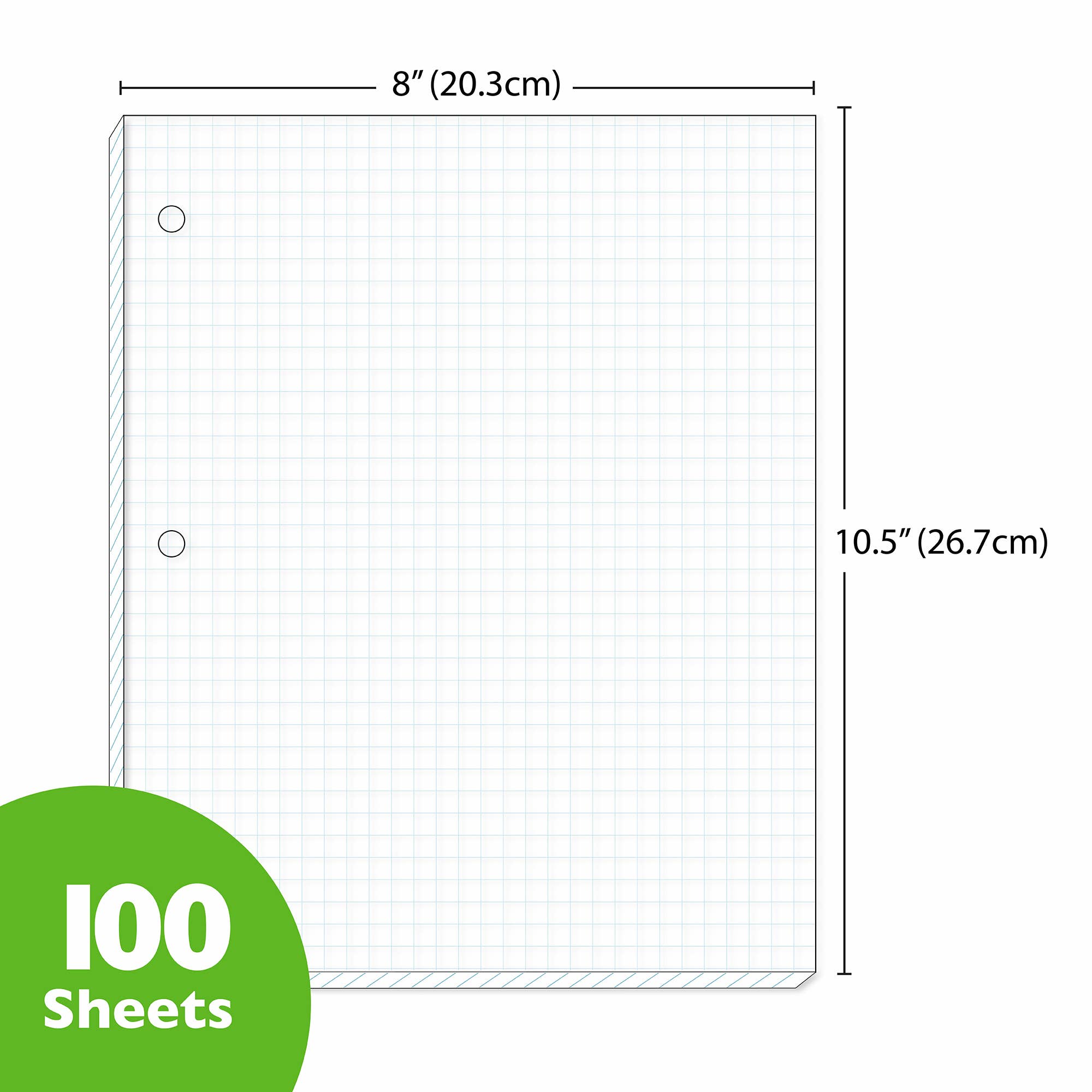 BAZIC Products - Wholesale Notepad - Filler Paper 4-1" Quad-Ruled 100 Ct.1