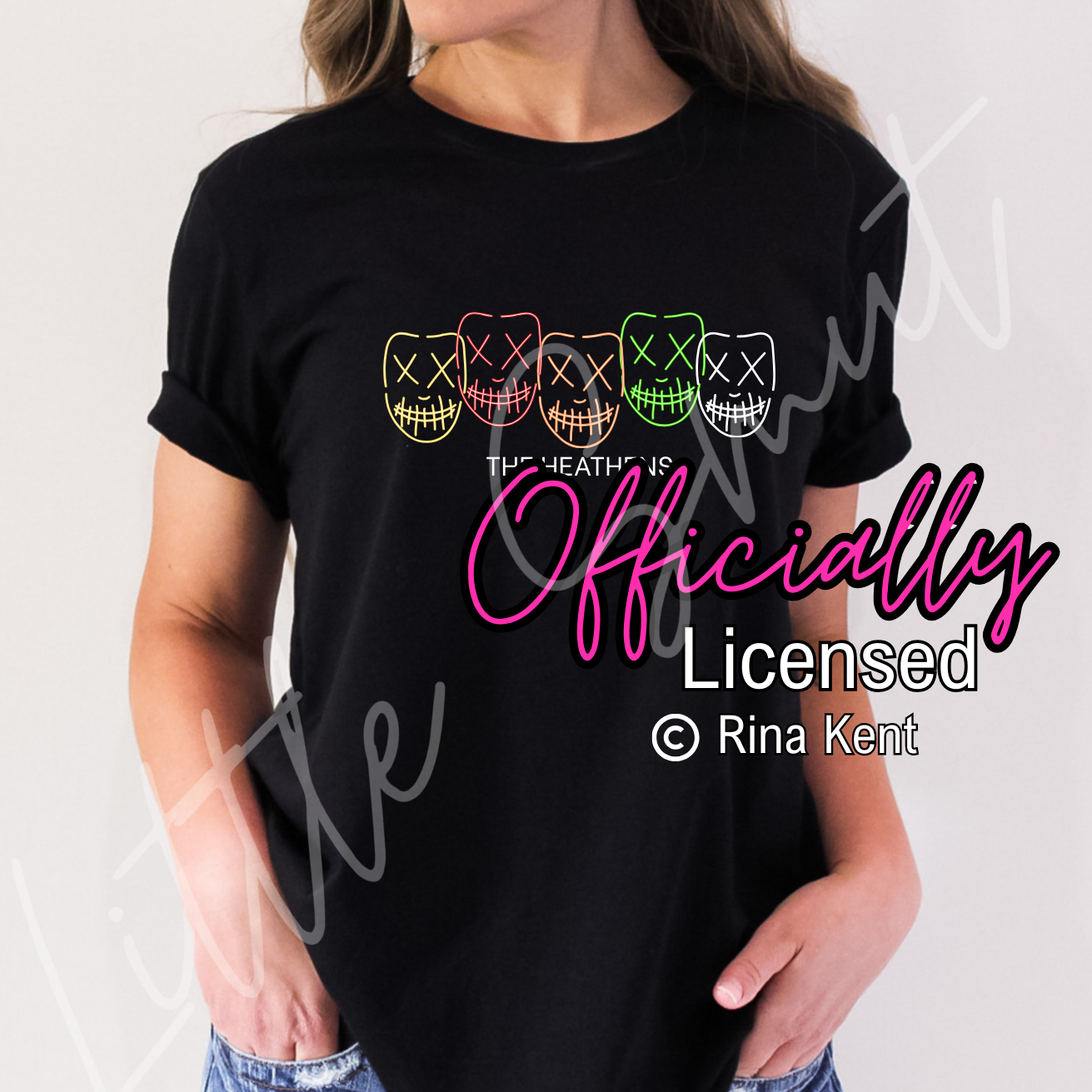 Little Smut Closet - Wholesale Screen Printed T-Shirt - Women's - Officially Licensed Rina Kent Heathens Shirt3