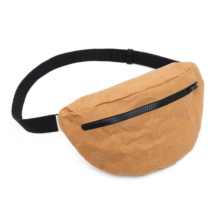 Maxi-Gürteltasche aus Zellulosefaser mit Reißverschluss und Gurt für den Großhandel von Essent-ial