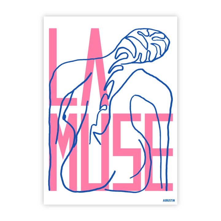 The Muse - postkaart voor wholesale door Augustin