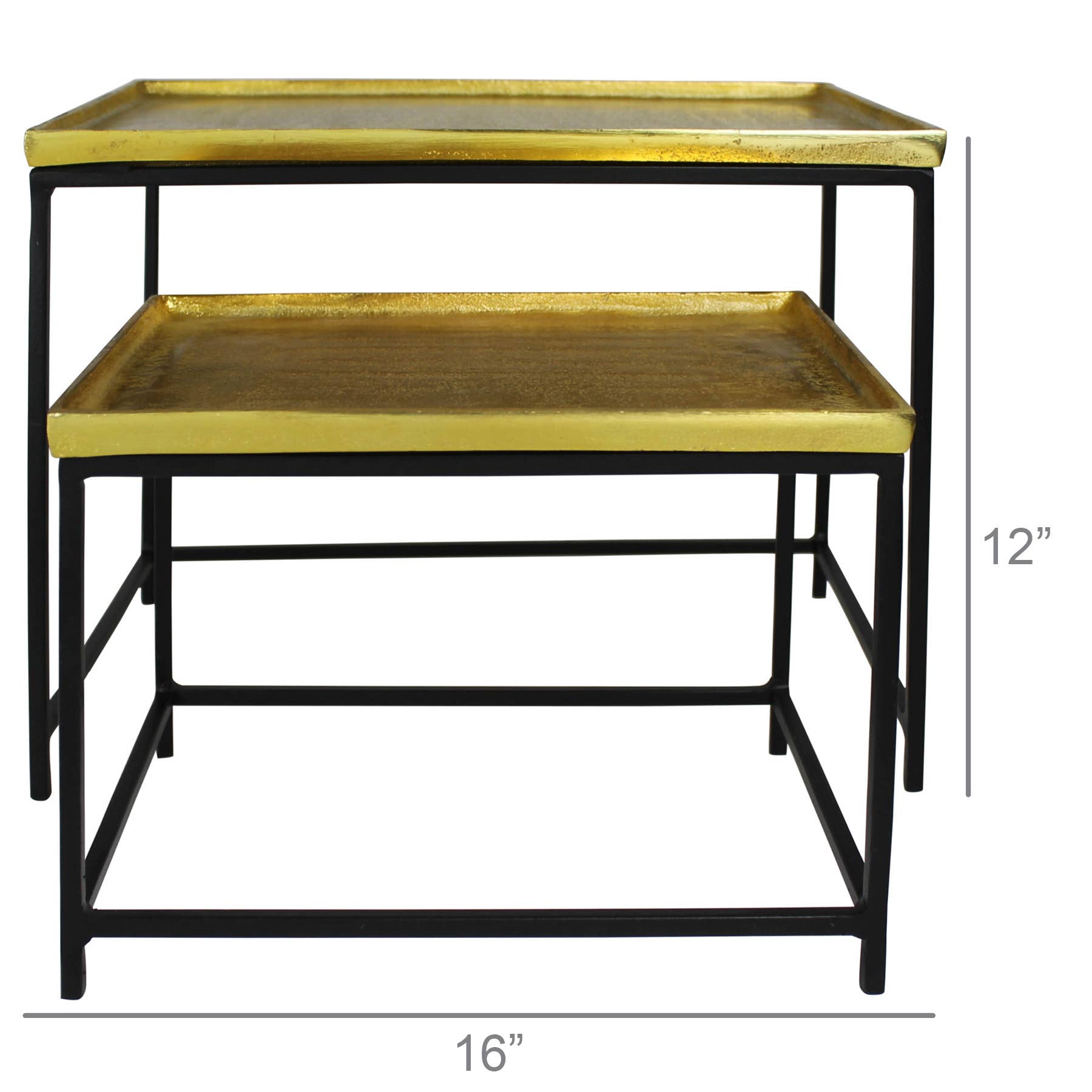 HomArt - Wholesale Retailer Display Stand/Case - Display Stands, Brass & Black - Set/24
