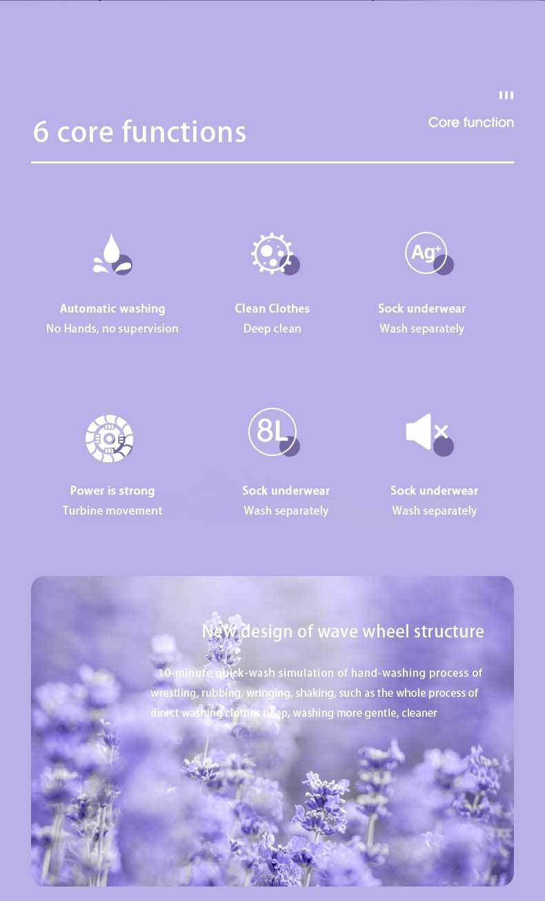 VIGOR – wholesale Tvättkorg – VIKBAR Bärbar tvättmaskin för klädvård18