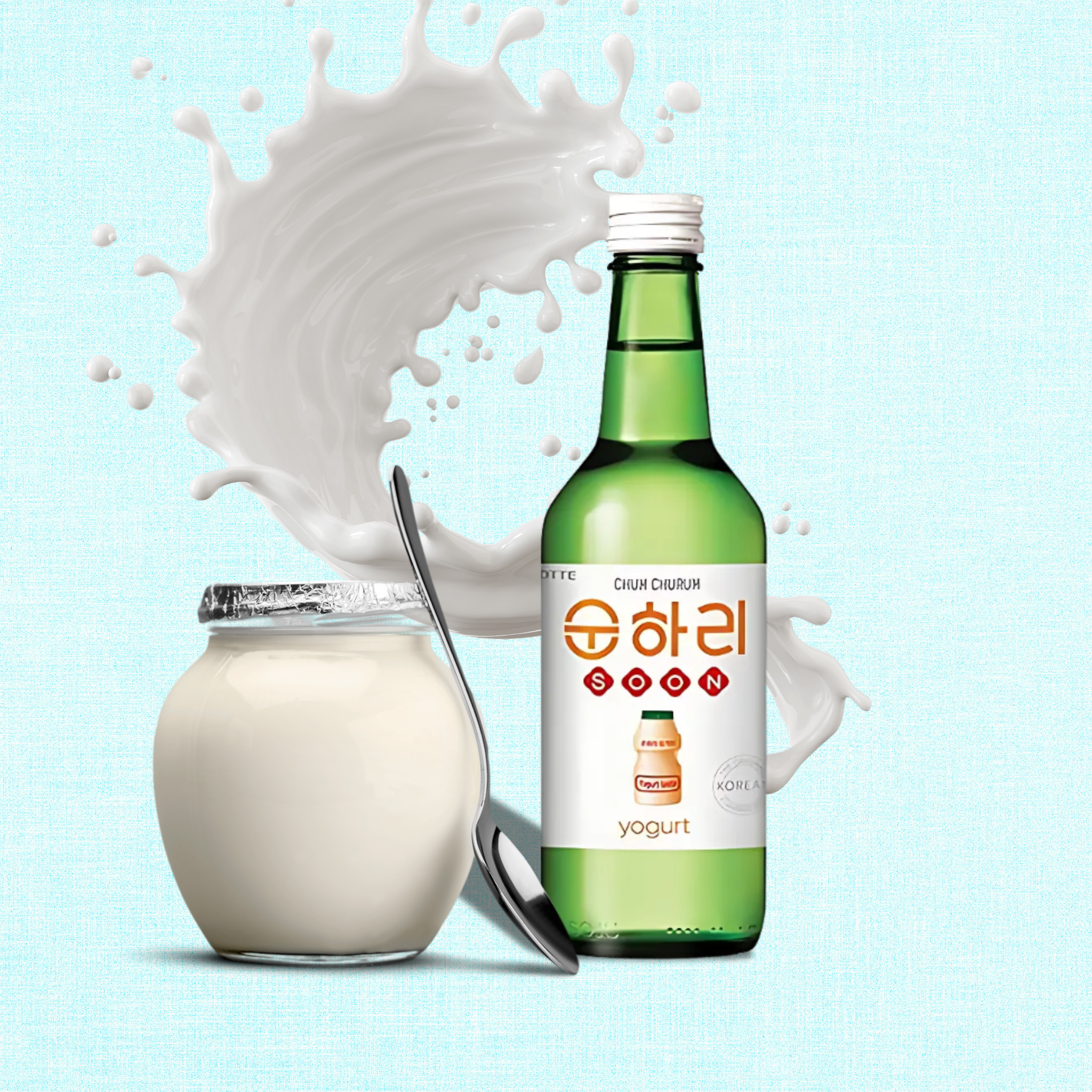 utoppa GmbH - Wholesale Non-alcoholic aperitif/mocktail - Chum Churum Soju Yogurt 12% Vol. 350 ml1