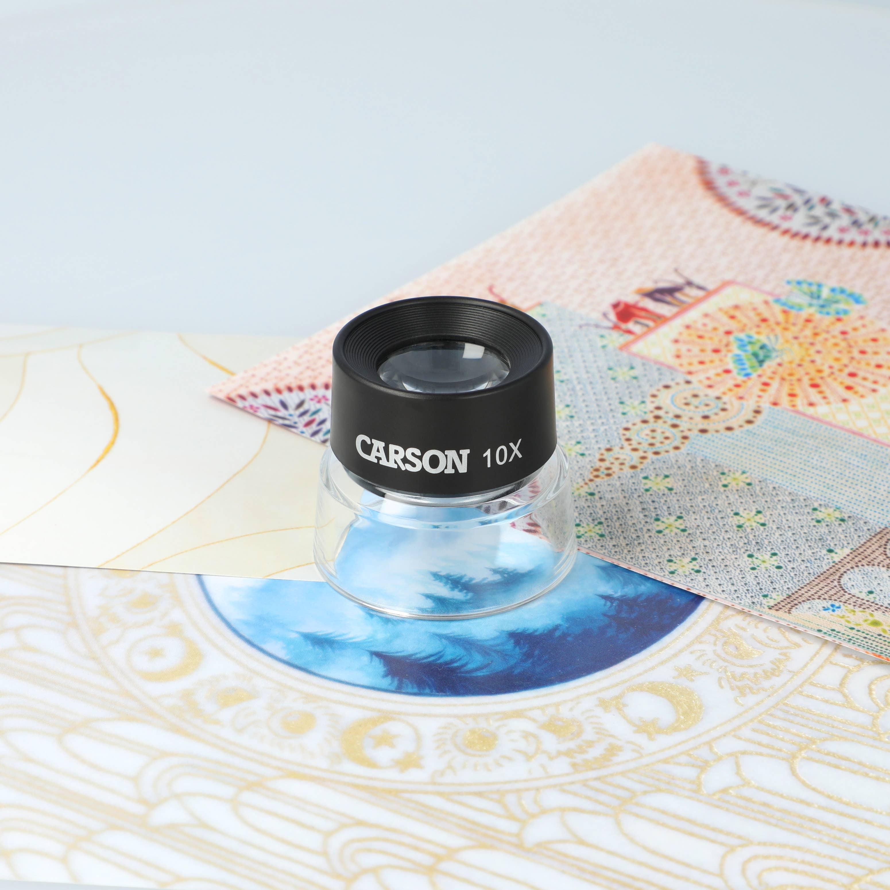 Carson EU - Wholesale Magnifying Glass - LumiLoupe 10x pre-focused stand magnifier with two lenses1