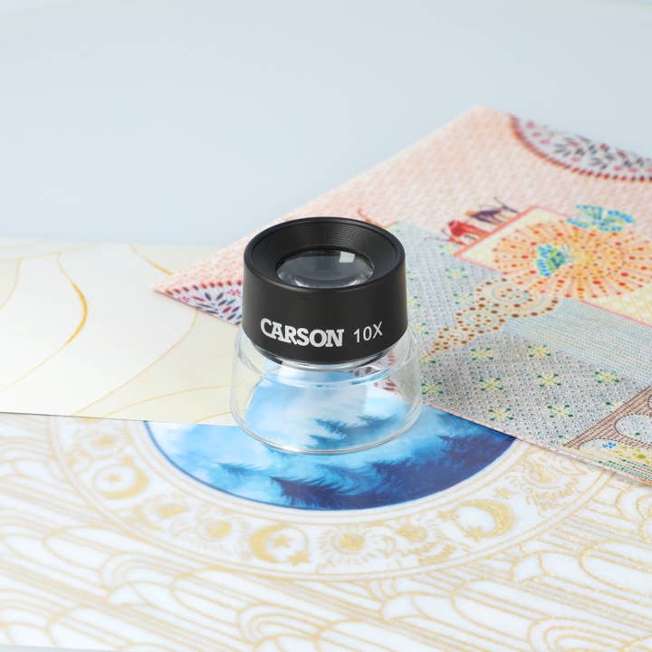 Carson EU - Wholesale Magnifying Glass - LumiLoupe 10x pre-focused stand magnifier with two lenses1
