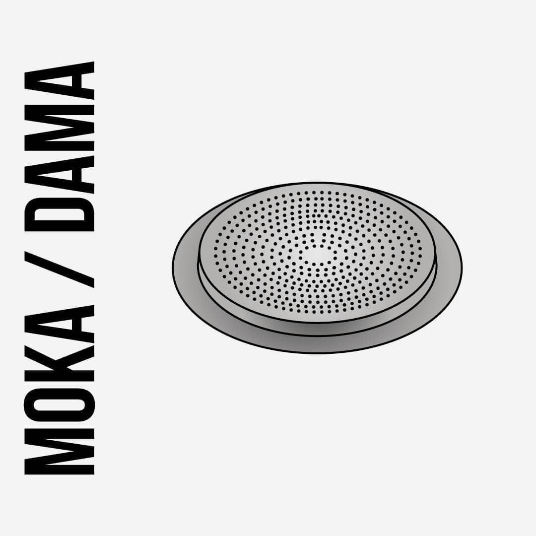 Silver Bialetti Filter - Moka/Dama 18 Cup for wholesale on Faire