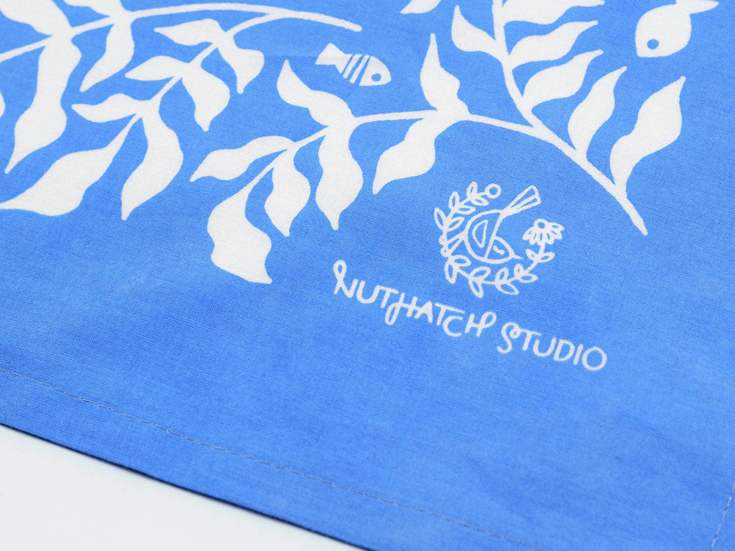 Nuthatch Studio - Wholesale Bandana - Women's - Cerulean Mermaid Bandana7