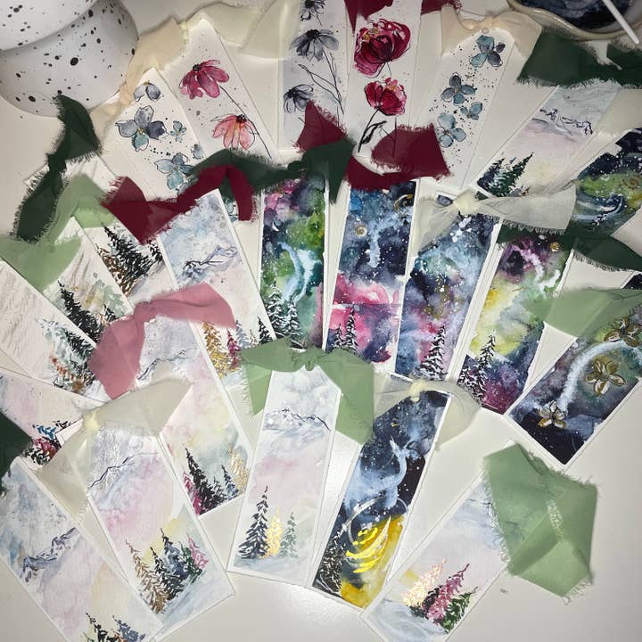 Handpainted Bookmarks for wholesale by Bravery In Bloom