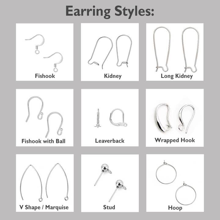 Stylish Jewelry Supply – Engroshandel Hængeøreringe og creoløreringe – Antik sølv haj øje skaller Vintage stil øreringe