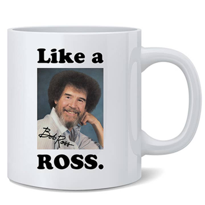 Gotham Gifts - Wholesale Coffee Mug - Bob Ross Mug Like Ross Meme Motivational Coffee Mug 11oz