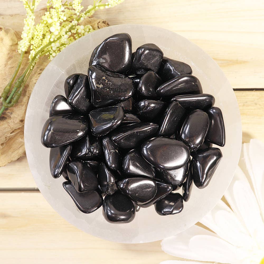 Natures Artifacts Inc - Wholesale Spiritual Stone/Crystal - 1 lb Shungite Tumbled Stones