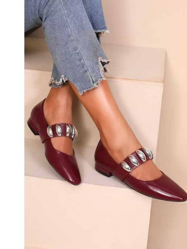 SWEET MAGIC MODA Y COMPLEMENTOS - Wholesale Flats - Women's - STUDDED FLAT SHOE0