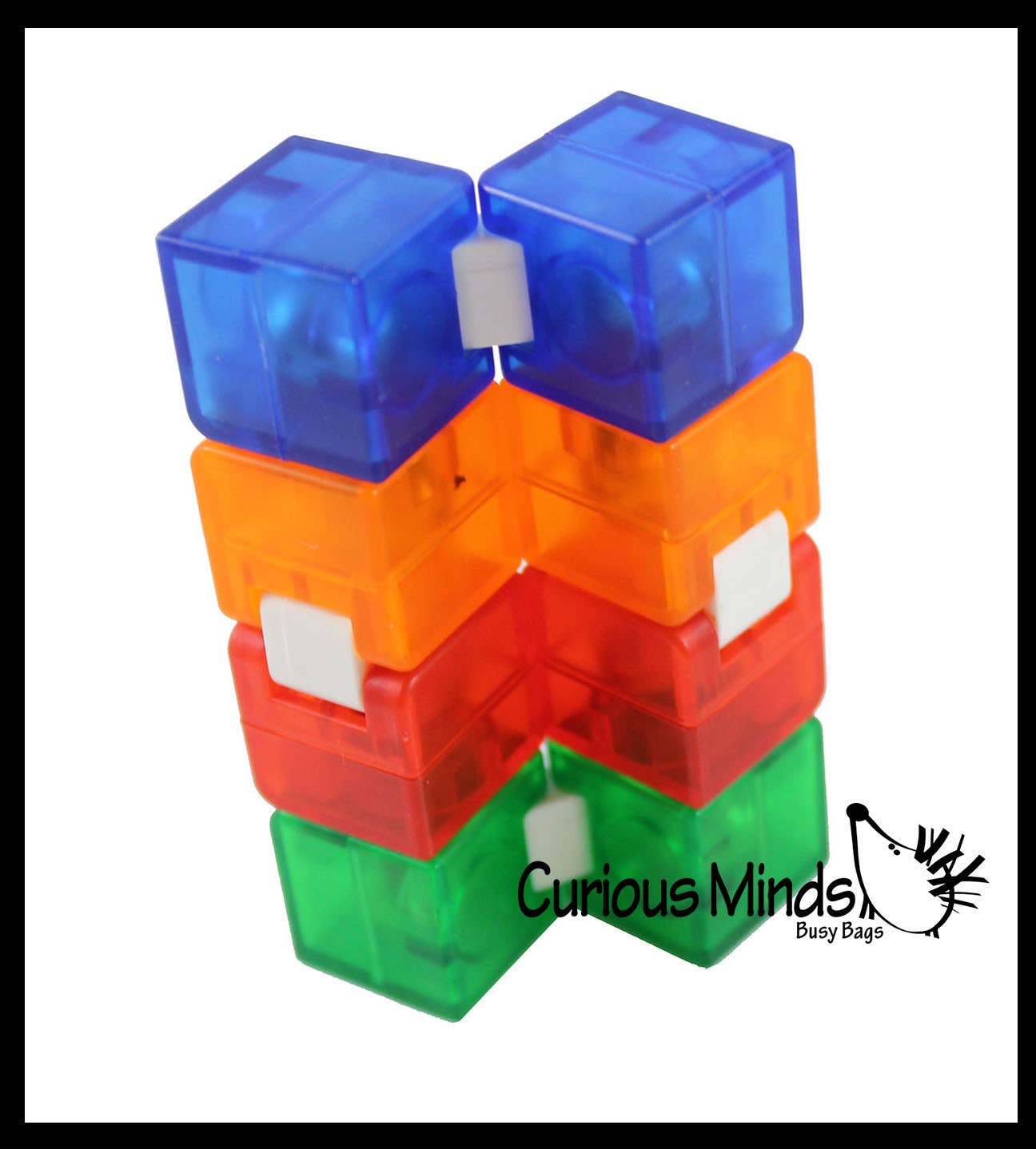 Curious Minds Toys - Wholesale Fidget Toy - Kids - 1 Heavy Infinity Cube - Magic Endless Folding Fidget Toy -4