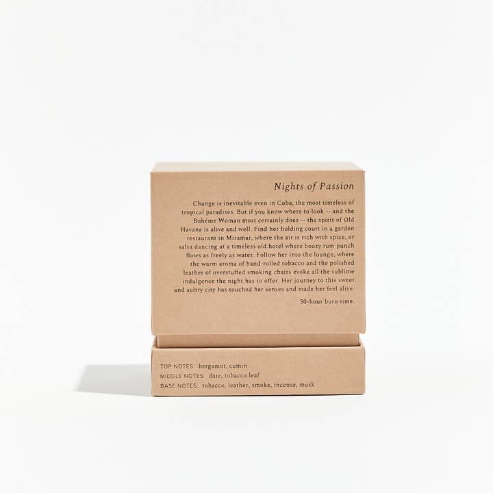 Boheme Fragrances - Wholesale Jar/Filled Candle - Havana: Boheme Scented Soy Wax Candle