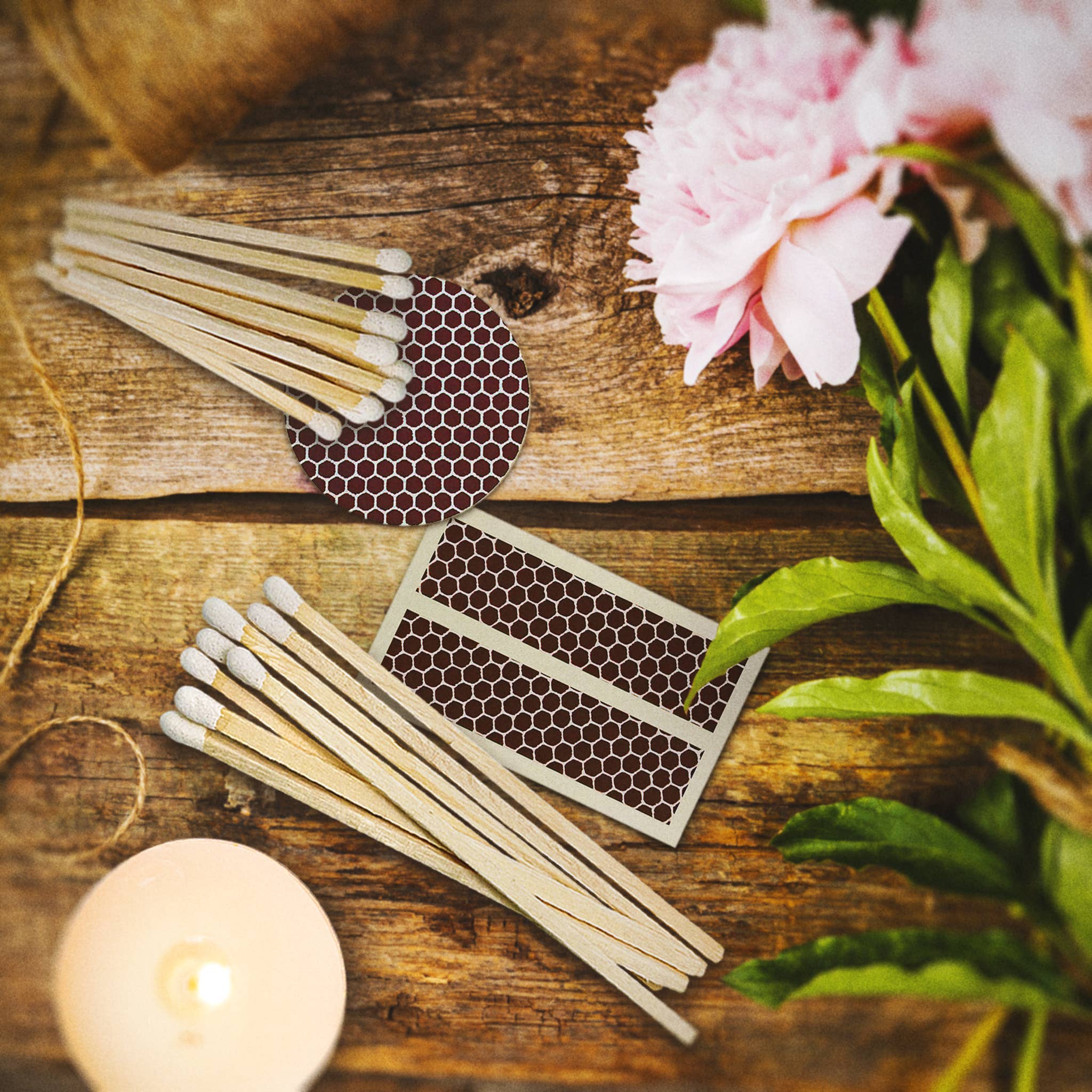 Thankful Greetings - Wholesale Matches - 4" Matches - sets of 500s Bulk / Loose / Raw7