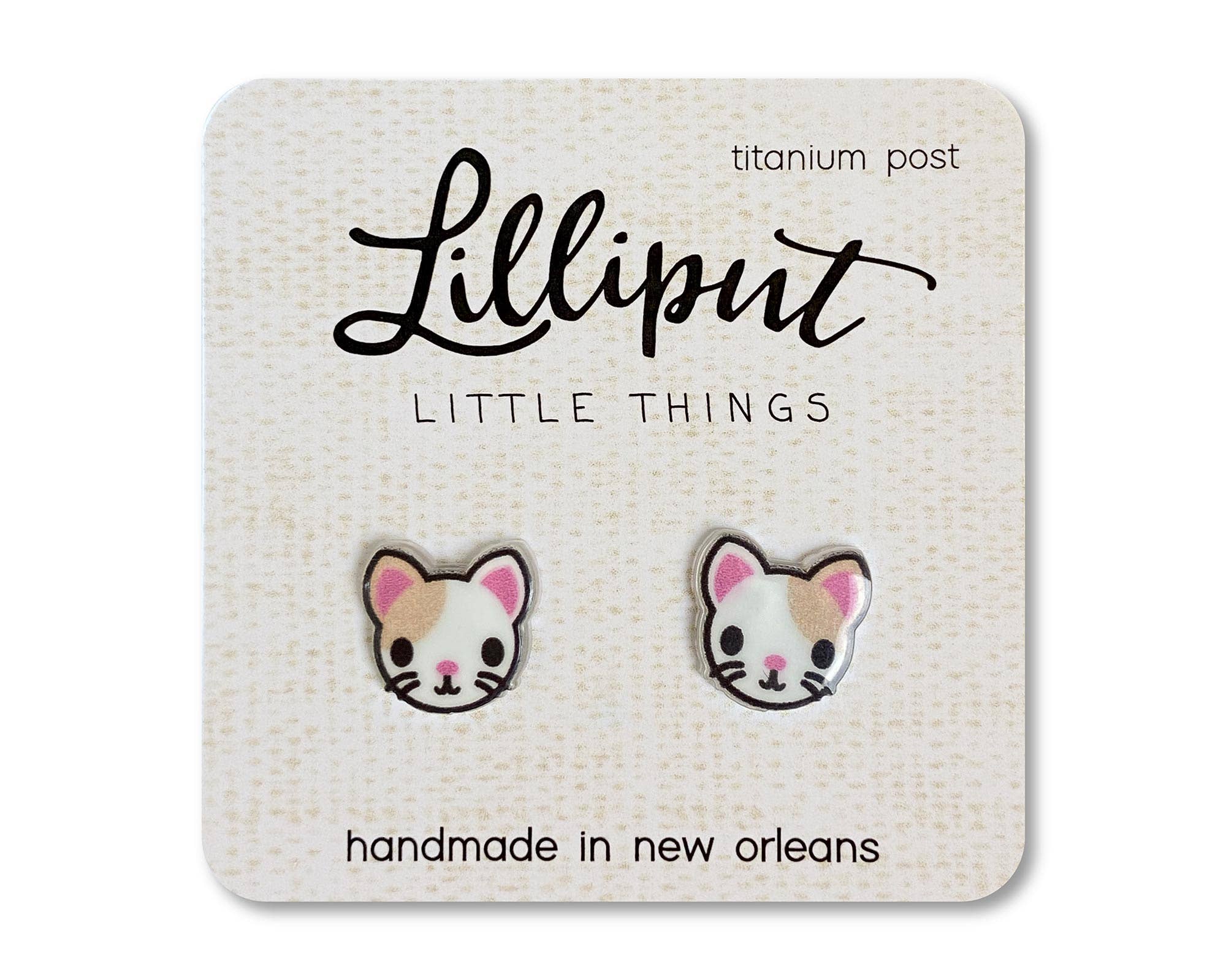 Lilliput Little Things - Wholesale Stud/Post Earrings - Kitty Cat Earrings 4