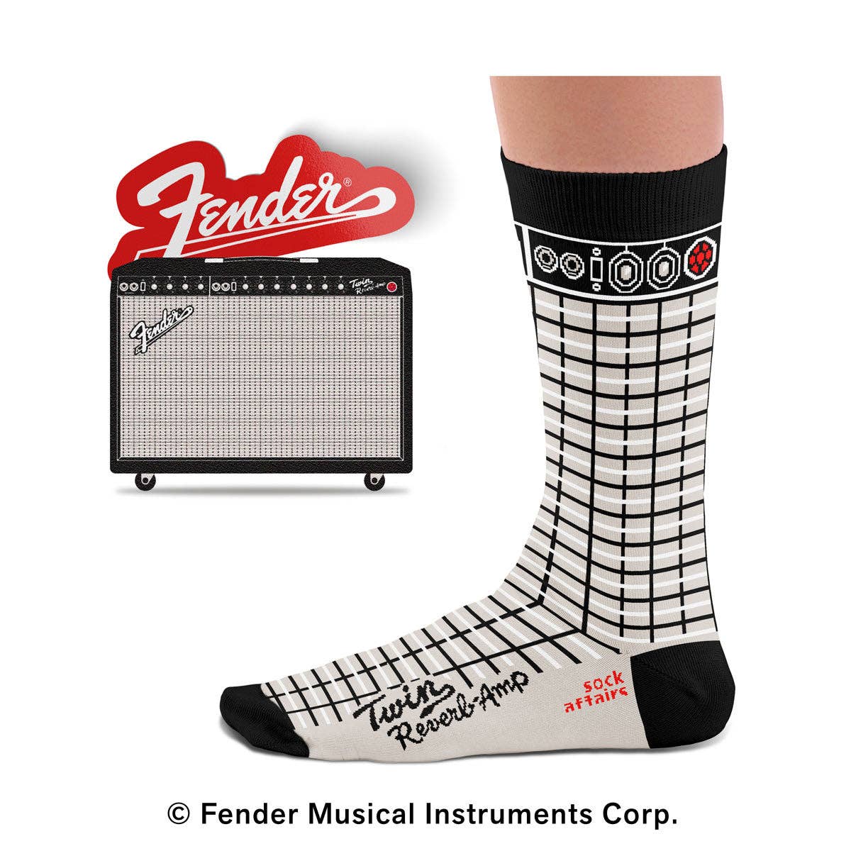 Sock Affairs – wholesale Socks – Unisex – Fender Amplifier Socks1