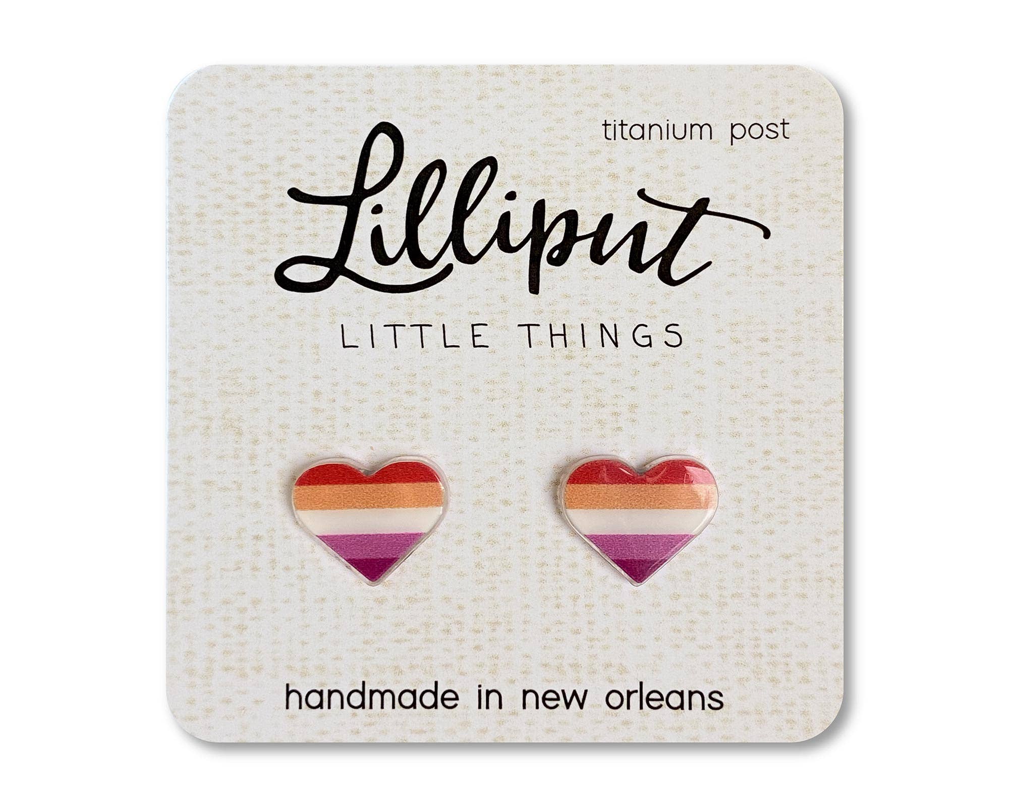 Lilliput Little Things - Wholesale Stud/Post Earrings - Pride Earrings // LGBTQ+ Pride Flag Earrings1