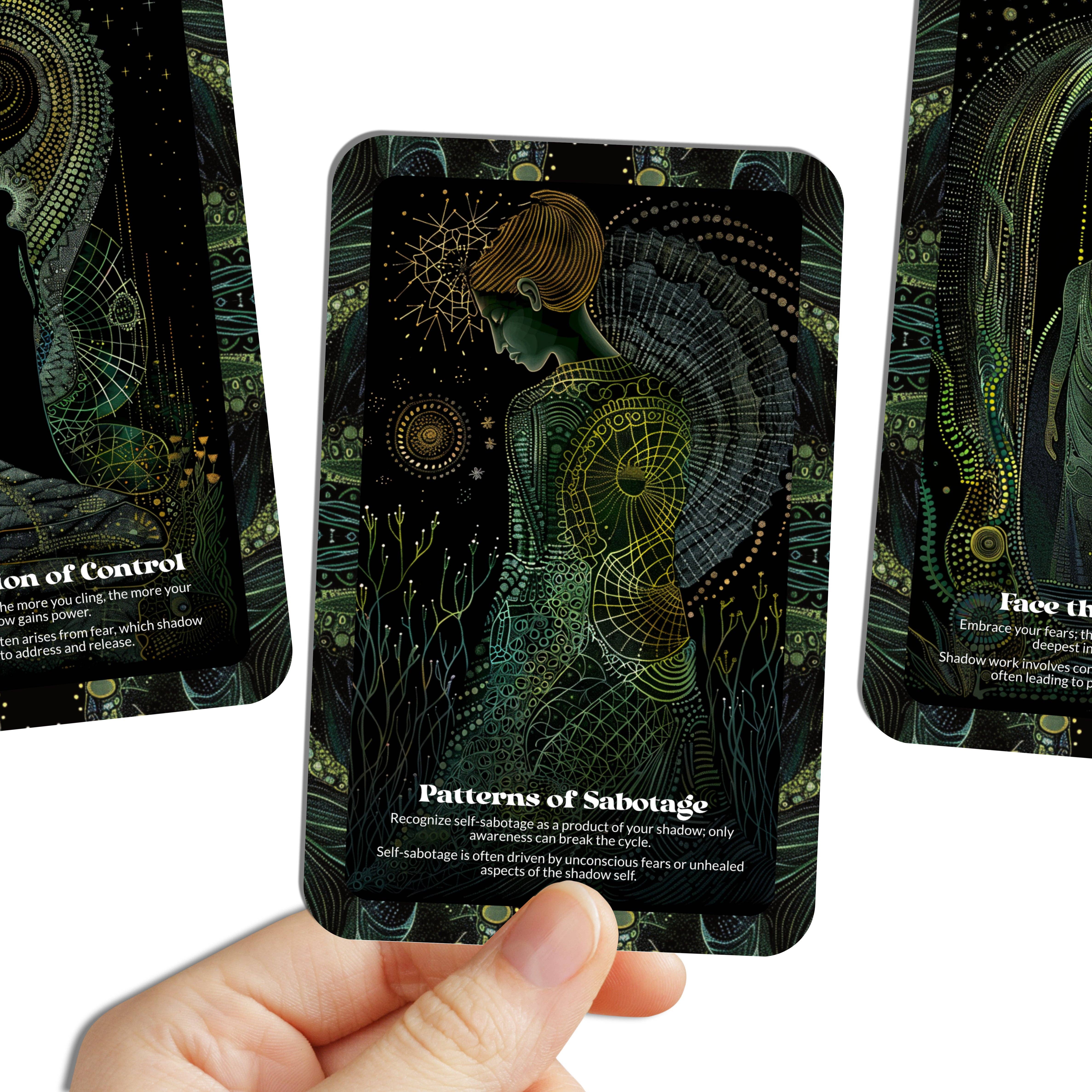 Ibiza Tarot USA - Wholesale Tarot/Oracle Card - Shadow Work Oracle - 22 Oracle Cards - Confronting and integrating your shadow - By Symbolika - Vision Cards - Divination Tool1