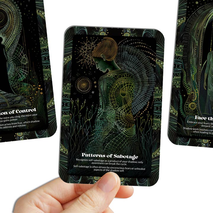 Ibiza Tarot USA - Wholesale Tarot/Oracle Card - Shadow Work Oracle - 22 Oracle Cards - Confronting and integrating your shadow - By Symbolika - Vision Cards - Divination Tool1