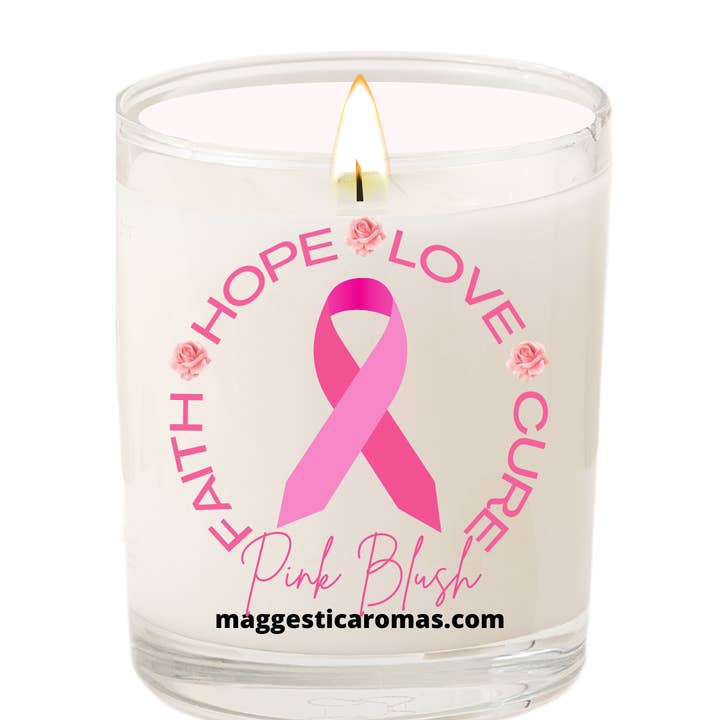 Bougie parfumée Pink Blush pour la vente par Maggestic Aromas